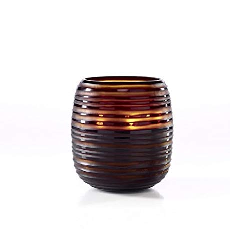 Onno Sphere Duftkerze, Glas, braun, XL