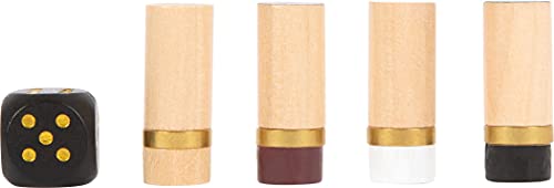 small foot Ludo und Leiterspiel "Gold Edition", modernes Brettspiel für 2-4 Spieler, ab 4 Jahren, 12218 – Bild 6