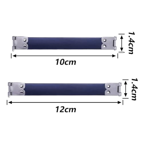 Handtaschenscharniere, Kussverschluss Federclip Flex Taschenverschlüsse, Metall Interner Flex Frame, 20PCS Kuss Verschluss Rahmen für Taschen Federverschluss für DIY Handwerk Geldbörse 10cm 12cm