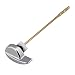 BQLZR Deluxe Side Mount Toilet Tank Flush Lever Brass Handle For Toto Cw844rb Cw864rb