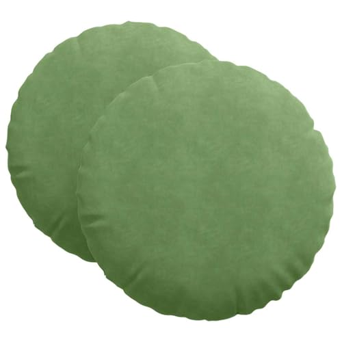 Coussin d'assise en velours de prestige vert clair, confort 21 cm - 2