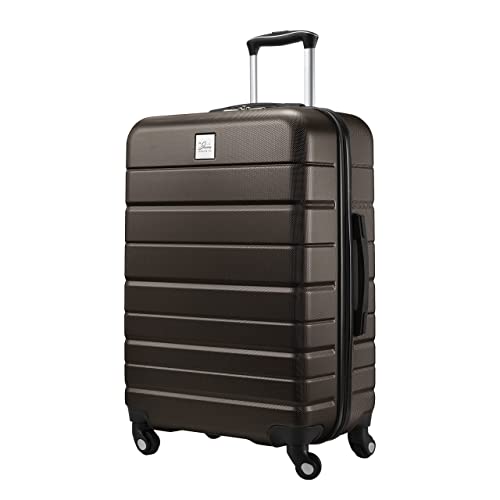 Skyway Epic 2.0 Hardside Lightweight and Durable ABS Shell Luggage, Spacious with Dual Spinning Wheels, Comfort Grip and Expandable, Men and Women