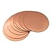 LWBXTTG Pure Copper Round Plate Copper Sheet Copper Round Plate, Thickness 3 mm Diameter 90-140 mm Metal Circle Sheet Suitable for Craftsmanship and Industrial Purposes(3x140mm)