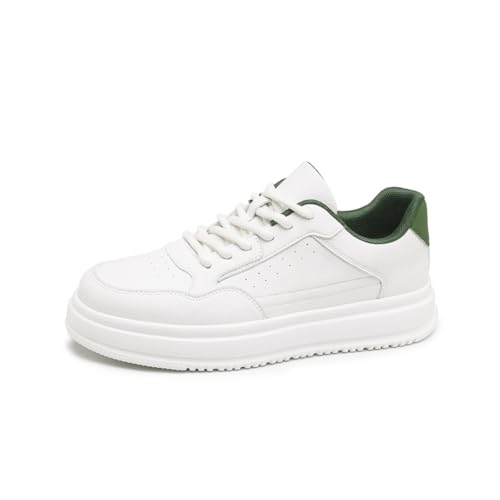 Chaussures de skate pour homme en cuir baskets de marche confortables