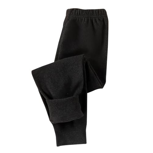 Kids Toddlers Boys Basic Fleece Lined Thermal Sweatpants Warm Winter Elastic Waist Athletic Track Pants for Girls 1-11 Years
