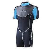 Seac Herren Sense Short Neoprenanzug, Blau, XXXL