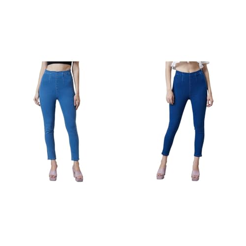 Image of AKA Chic Women Skinny Fit High Rise Stretchable Denim Jeans
