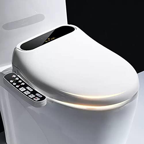 Electric Bidet Toilet Seat, Intelligent Toilet Heated Seat, WC Toilet Bidet Cover, Self Cleaning Nozzle, LED Display, WC Toilet Bidet Cover Toilet Seat Lid