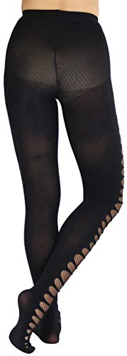 Image of ToBeInStyle Women's Large Mesh Fishnet Patterned Pantyhose Tights