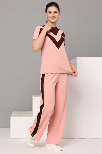 Image of Women's Activewear Set | Stylish Two Piece Track Suit with Printed Top & Jogger Pants | Ideal for Sports, Gym & Casual Outfits