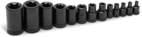 Gearwrench 13 Pc. 1/4", 3/8" & 1/2" Drive External Torx Socket Set - 80583 #TOP7