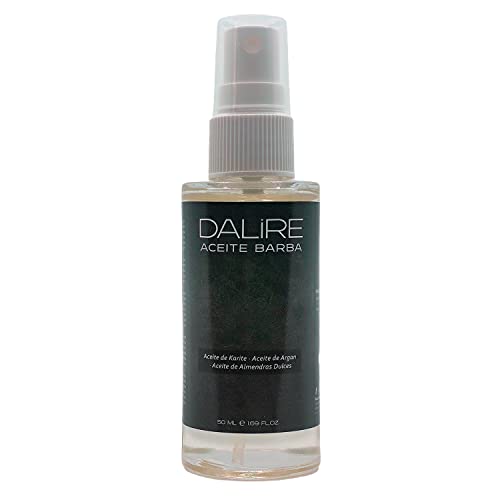 Aceite Barba Hombre Hidratante ORGÁNICO 50 ml Dalire - Cuidado Barba y Rostro Hombre - Mantén tu Barba Suave y Brillante