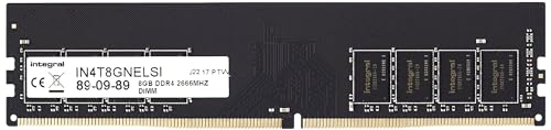 Integral 8GB DDR4 RAM 2666MHz SDRAM Desktop/Computer, Memoria PC4-21333