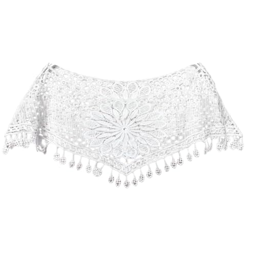 Femme Étole Châle en Dentelle Creuse, pour Mariage Cérémonies Fêtes