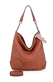 Fritzi aus Preussen Damen Chai01 Jakx Hobo-Tasche, Brick, One Size
