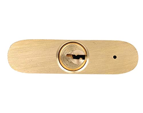 Image of Imported Globe Original Hardened Pure Brass Locks taala with Free 3 Keys - Gold - (1.5 Inch, 1)