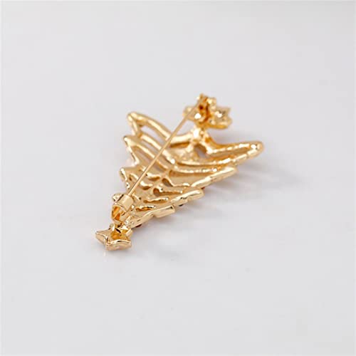 Broche sapin de Noël strass colorés, le cadeau de bijoux idéal - 4