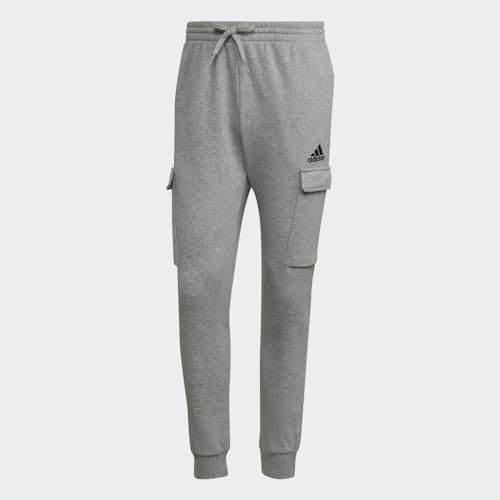 adidas Men's Essentials Fleece Regular Tapered Cargo Pants4