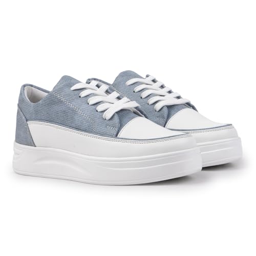 Image of Vendoz Women Casual Stylish Sneakers I Cushioned Insole I All Day Comfortable I Lightweight and Stylish Shoes for Girls CNV7018