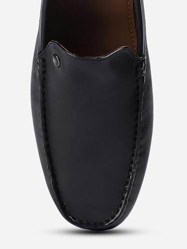 Image of Monte Carlo Mens Solid Slip on Genuine Leather Loafers (201805FW)