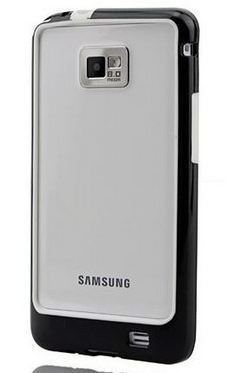 KGC_Doo (H4) Custodia Bumper Nero Bordo Bianco per...