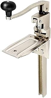 KingSaid Bench Can Opener 19 Inch Heavy Duty Catering Tin Opener Table Mount Manual Bench Tin for Commercial Kitchen Hotel Food Factory