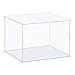 MECCANIXITY Acrylic Display Case Box Clear Dustproof Protection Showcase 8.3x6.3x4.3 Inch for Collectibles Display