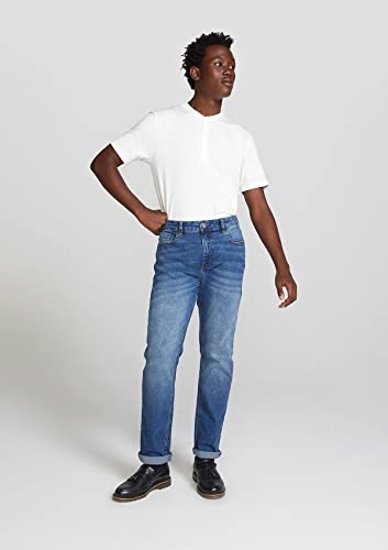 Calça Jeans Masculina Tradicional Com Elastano