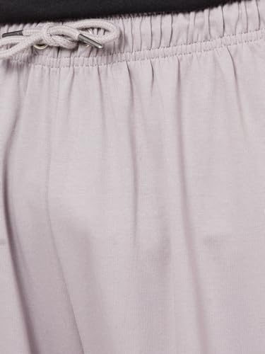 Image of Styli Men Solid Wide Leg Trackpant with Drawstring Closure | Stylish Oversized Trackpant for Men | Perfect for Casual, Party & Everyday Wear