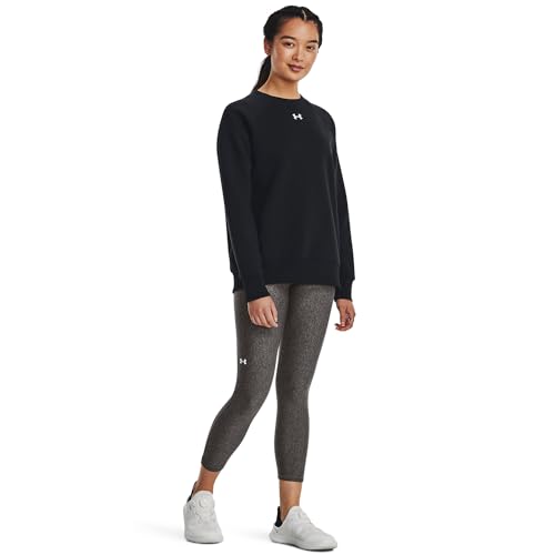 Under Armour Women's Rival Fleece Crew, 001 Black, SM - image 6
