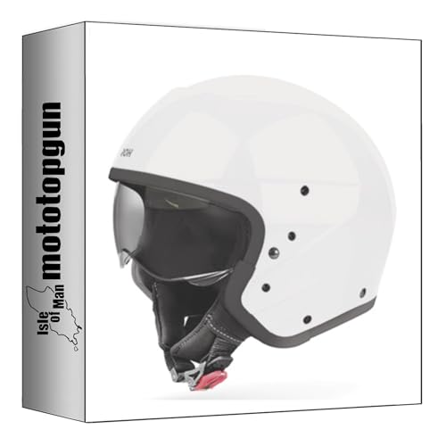 Casque jet Airoh J110 XS blanc : la solution contre le poids et la chaleur en moto