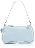 Hardware argento e oro NALLY, Borsa a tracolla con stampa rettile Donna, Azzurro