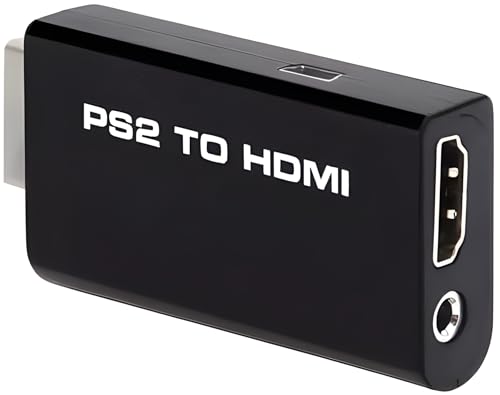Adaptador Conversor Playstation 2 PS2 AV para HDMI com Áudio Compatível com TV, Monitor, Universal