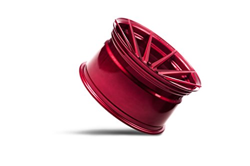 Rohana Wheels Roda vermelha RF1 com acabamento pintado (20 x 9 polegadas /5 x 120 mm, deslocamento d
