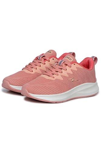 Image of ATHCO Womens Vegas Running Shoes for Woman with Soft Flexible Memory Foam Women's Shoes for Walking Gym Training,Casual, Sports, Lightweight Lace up Athletics Slipon Running Shoes for Ladies & Girls