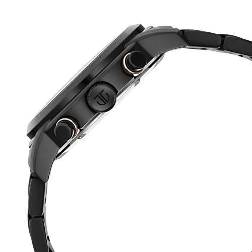 Titan Octane Black Dial Chronograph Stainless Steel Watch for Men-NS90086KM05 - Image 3