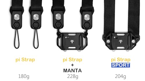 Correa de transporte pi Strap Sport con placa Manta para cámaras fotográficas 7