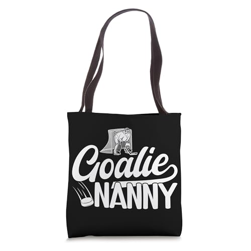 Ice Hockey Goalie Nanny Ice Hockey Goalkeeper Nanny Tote Bag
