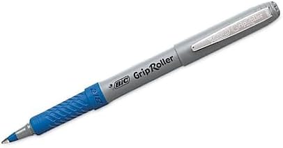Miniatura 2 de BIC GRE11BE Grip Stick - Bolígrafo de bola con punta redonda, tinta azul, 0.07 pulgadas, fina, docena