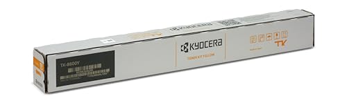 Kyocera TK-8800Y Toner Drucker Gelb. Original Tonerkartusche 1T02RRANL0. Drucker Toner kompatibel für ECOSYS P8060cdn. Für bis zu 20000 Seiten