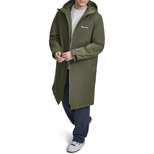 Chaqueta Champion sideline con forro acolchado térmico y capucha para hombre 2