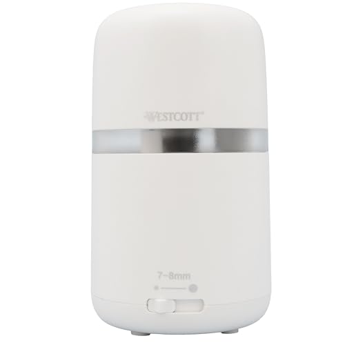Westcott Two-in-One Fully Automatic Battery and Electric Pencil Sharpener for Regular, Graphite, and Drawing Pencils - Adjustable Tip Size - for Office and School Use - Includes AC Adapter - White by Westcott - Used condition - US$39.03