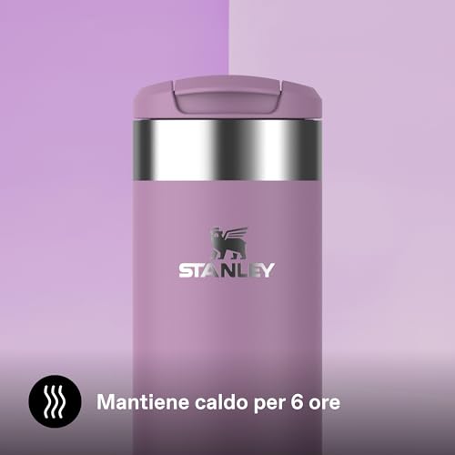 STANLEY 1913 Aerolight Transit Tazza Termica 0.35L - Mantiene 6 Ore Caldo - 8 Ore Freddo - Lavabile In Lavastoviglie - A Prova Di Perdite - Termos Caffè - Lilac - Immagine 3