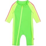 SwimZip Girls' Long-Sleeve UPF 50+ Swimsuit for Baby, Toddler, & Little Girls
