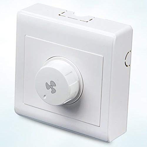 ganata lot de 2 ventilateurs de plafond régulateur de vitesse en continu interrupteur de vitesse du ventilateur monté sur chenille