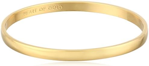 kate spade new york Idiom Collection "Heart of Gold" Bangle Bracelet, 7.75"