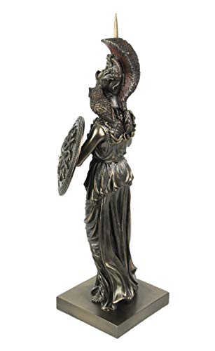Estatua de la Diosa Atenea en Resina Bronce 21 in miniatura 3