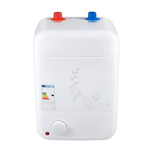 Donened - Calentador de agua caliente de 5 L, 30-75 ℃, bajo la mesa listo para enchufar, pequeño calentador de agua portátil, para cocina, baño, ducha, escuelas