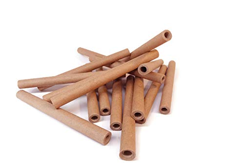 Tubos de cartón 6 x 10 x 120 mm, marrón, enrollado paralelo, extremadamente resistente, tubos de papel pirográfico, tubos de papel, diferentes cantidades disponibles (1000)