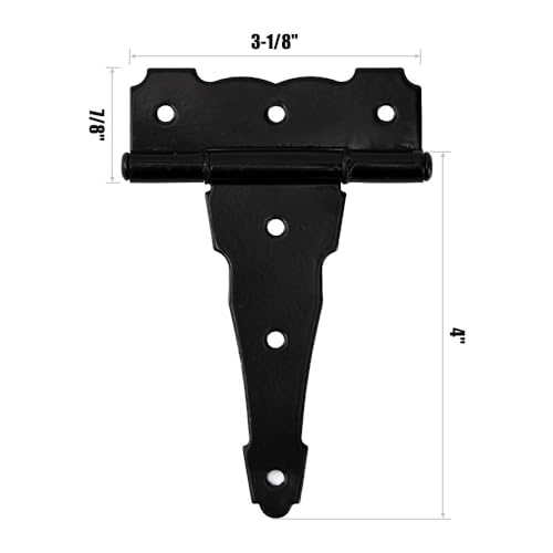 image for HOME MASTER HARDWARE 4 in Decorative T Strap Hinge Shed Storage Gate S